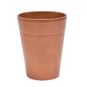 Ceramic pot Pax metallic copper 5"