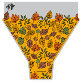 Cosecha de Otoño 90% PCR 21x17x5in amarillo