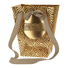 Carrybag Ezra 17/13x11/11x20cm FSC* gold
