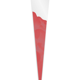 Sleeve Single Rose Cloudy World 65x14x3cm rood