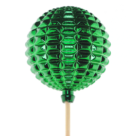 Bola de Navidad Diaz 6cm en palo 50cm verde