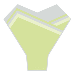Milena 20x17x5in pistachio (No block)