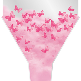 Funda Papillon 70% PCR 50x44x12cm rosa