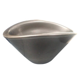 Bowl Noa 9.5x6.25x4.75in graphite