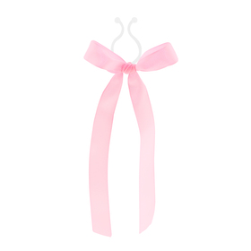 Arco Beau 10cm con clip rosa