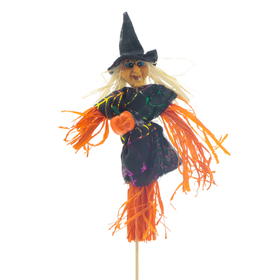 Witch 10cm on 10cm stick