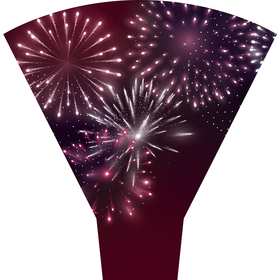 Sleeve Fireworks 70% PCR 50x44x12cm