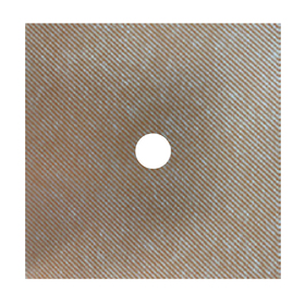 Ruana Paper Look 24x24in orange H3