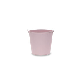 Zinc bucket Breeze Ø10.3/7.5xH9cm ES9 blossom pink