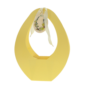 Gift bag Easter Decoration 26x12x35cm yellow