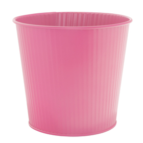 Zinc pot Isa Ø18.1/14.2xH16.5 ES17 Vivid Fuchsia