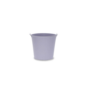 Zinc bucket Breeze Ø10.3/7.5xH9cm ES9 sweet lilac