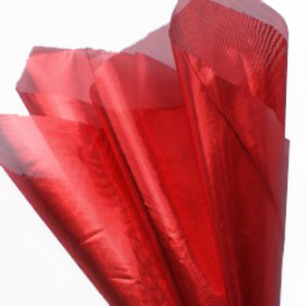 Sheet Organza Luxury 47x47cm red