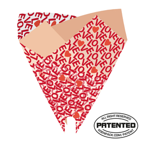 Smartsleeve Love Letters (lxw) 50x44cm red