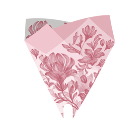 Smartsleeve Fleur 70% PCR 50x44cm pink