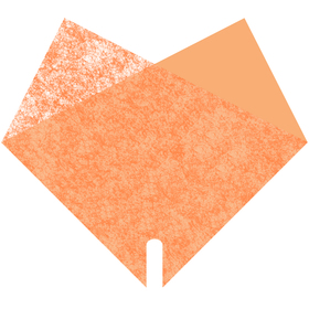 Sleeve Double Louise 70% PCR 40x40xcm orange