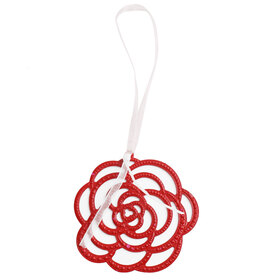 Bijoux Flower 6cm rood