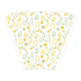 Plant sleeve Laverna 33x31x13cm FSC* yellow/green