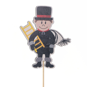 Chimney sweeper Pauly 10cm auf 15cm Stick FSC*