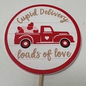 Cupid Delivery 8cm on 50cm stick