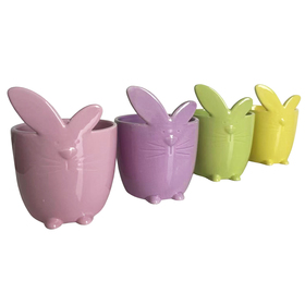 Ceramic pot roger ES9 assorted x4
