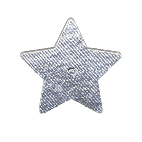 Star 4.5x4.5x0.7cm FSC* silver