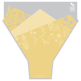 Botanical Garden 90% PCR 21x17x5in yellow