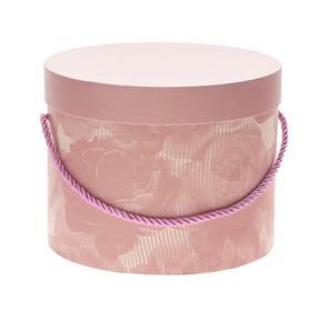 Hat box Royal Bloomy Ø19x15cm FSC* pink