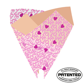Smartsleeve Love Letters (lxw) 50x44cm pink