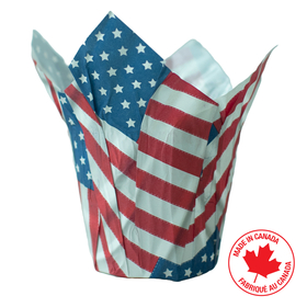 Design Cover-Up© White Kraft Patriotic 6"