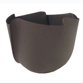 Twister Pot 6in gray