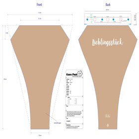 Sleeve Lieblingsstück 49x35x10cm Diamond special+ Terra FSC*