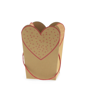 Carrybag Love Collection 12x9.5x15cm FSC* red "Pentru tina"