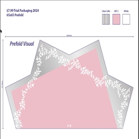 Sheet PFAF228 Aldi BB24 OPP + Kraft Pink 495C FSC*