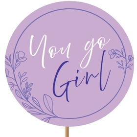 You Go Girl 8cm on 50cm stick