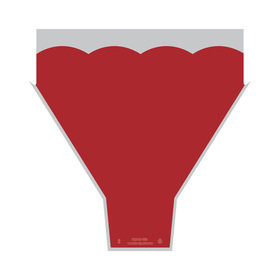 Majesty 21x17x5in red