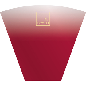 Plant sleeve Be Loved 32.5x33x13cm red