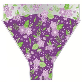 Sleeve Finleys Flowers 50x54x15cm purple