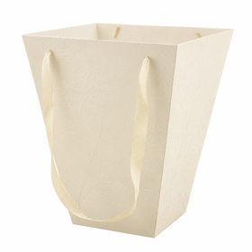 Carrybag Isabel 23/23x13/13x28cm FSC* cream