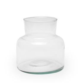 Eco glass vase Stockholm Ø15 H16.5cm