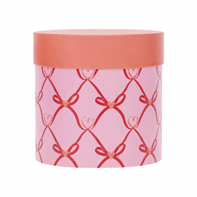Hat box Amari Love Ø12.5x12cm FSC* pink