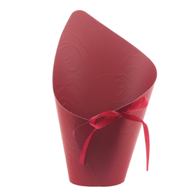 Cache-pot Serenade Embossed ES12 FSC* rouge