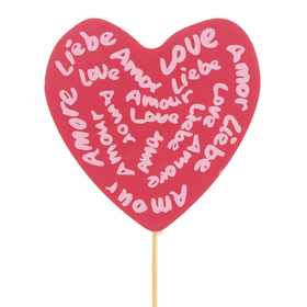 Love language 8cm en pique 10cm FSC* rouge