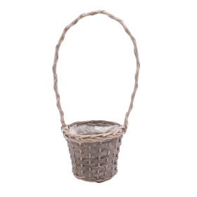 Basket Dreamy Garden Ø15 H14.5cm gray