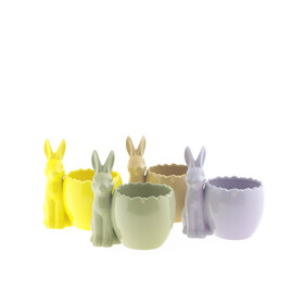 Ceramic pots Easter Surprise Ø10.5/7xH10cm ES9 assorted x4