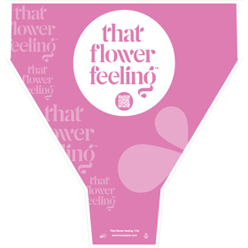 That Flower Feeling 17in pink HDPE