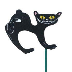 Black Cat 9x8.5cm on 50cm stick
