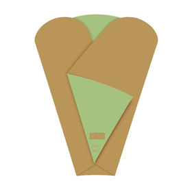 Sleeve Beau 45x35x10cm FSC* green