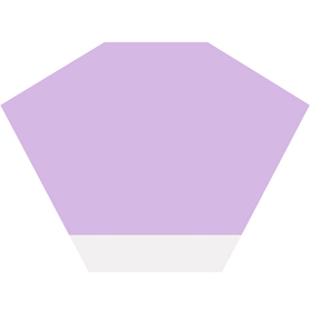 Sleeve Doublé Florist Pastel 30x30cm FSC* lila