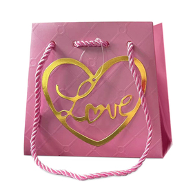 Carrybag Posh Love 13/13x17/17x15cm FSC* pink